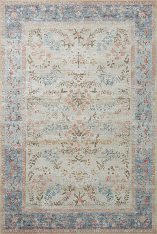 A picture of Loloi's Palais rug, in style PAL-04, color Lt. Blue