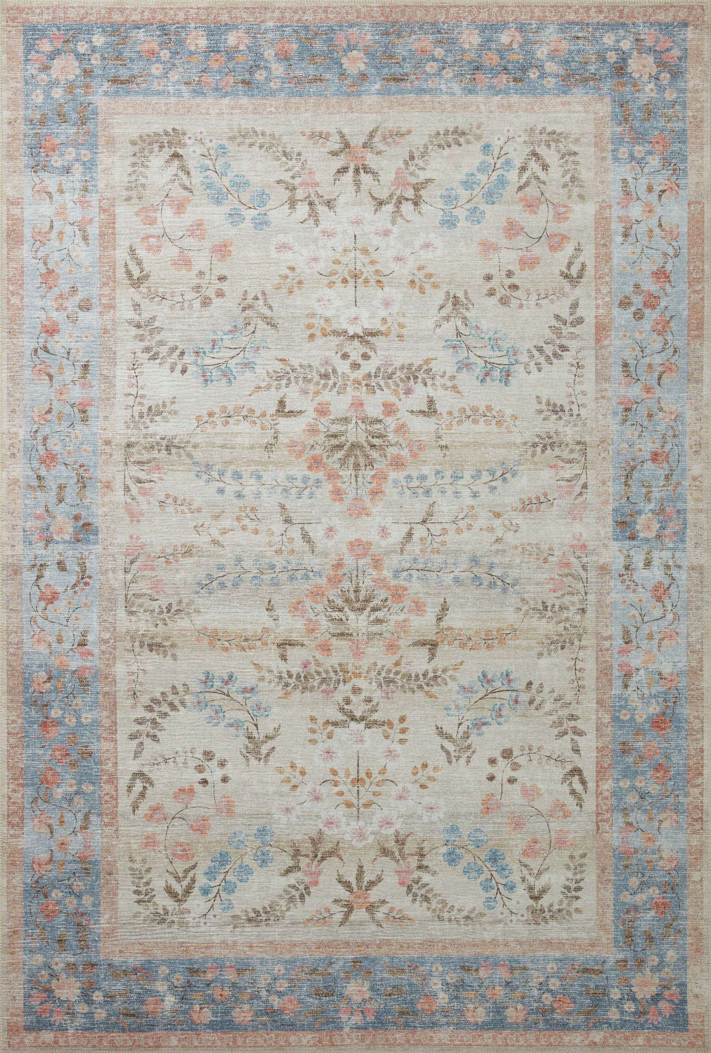 A picture of Loloi's Palais rug, in style PAL-04, color Lt. Blue