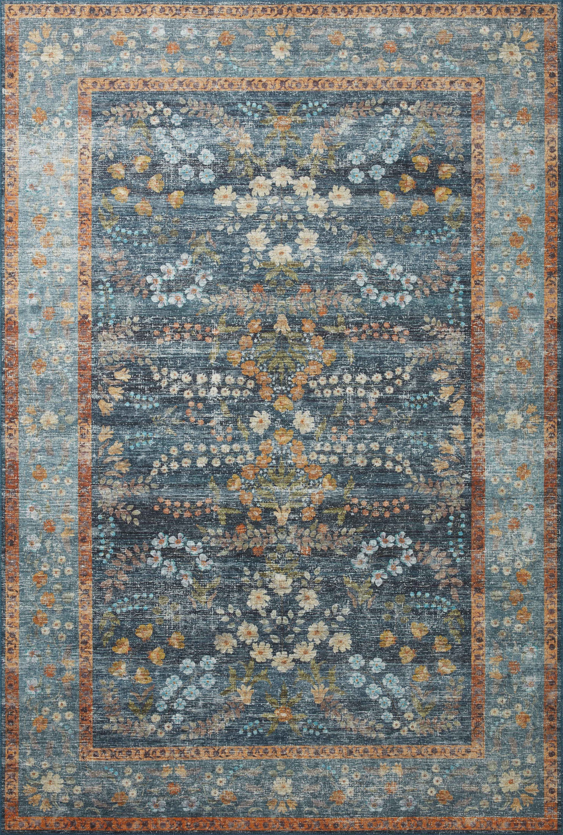 A picture of Loloi's Palais rug, in style PAL-04, color Navy