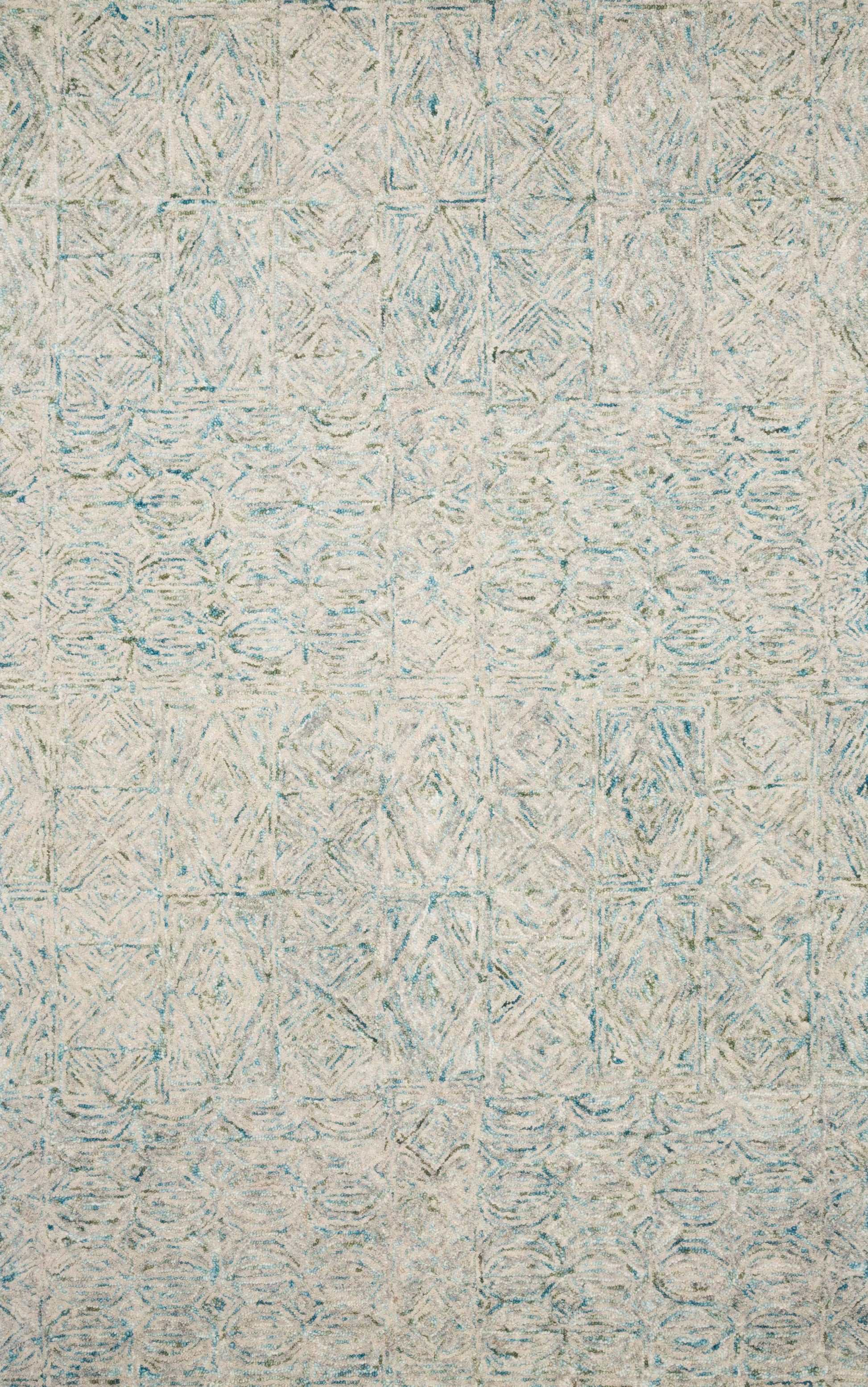 A picture of Loloi's Peregrine rug, in style PER-05, color Aqua