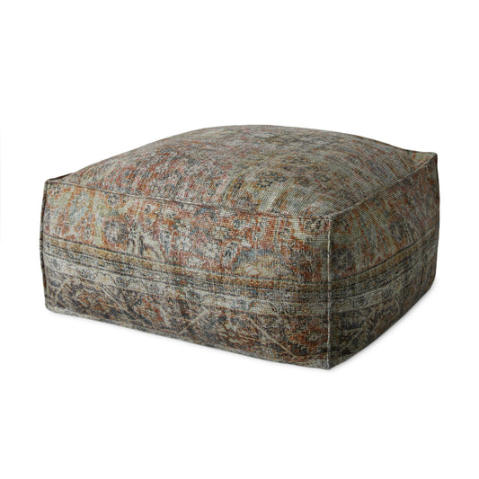 Picture of Loloi LPF0038 Multi 36"W x 36"D x 17"H Pouf