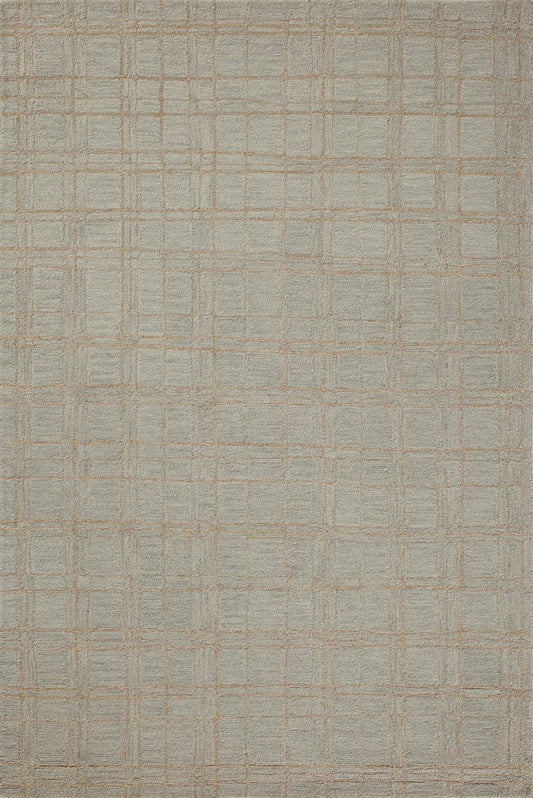 A picture of Loloi's Polly rug, in style POL-09, color Fog / Wheat