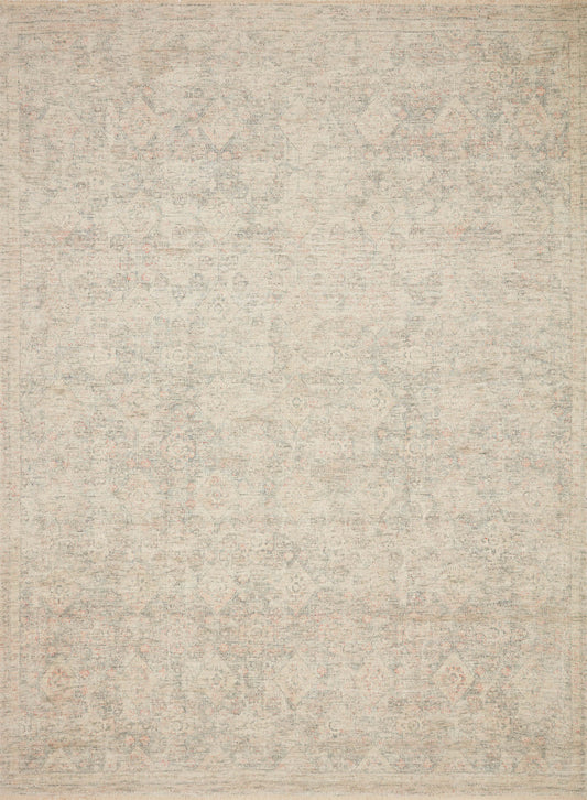 A picture of Loloi's Priya rug, in style PRY-02, color Navy / Ivory