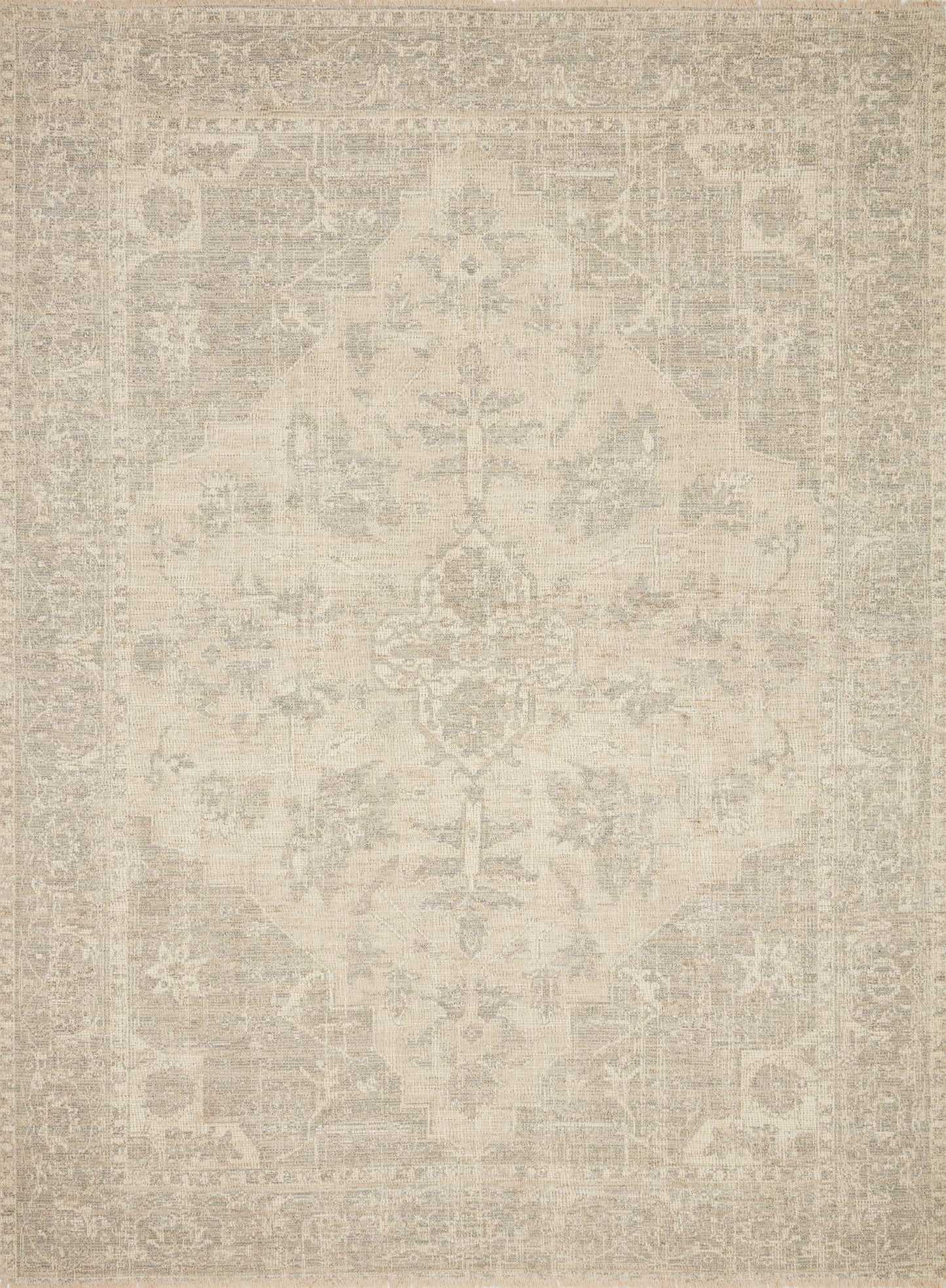 A picture of Loloi's Priya rug, in style PRY-04, color Ivory / Grey