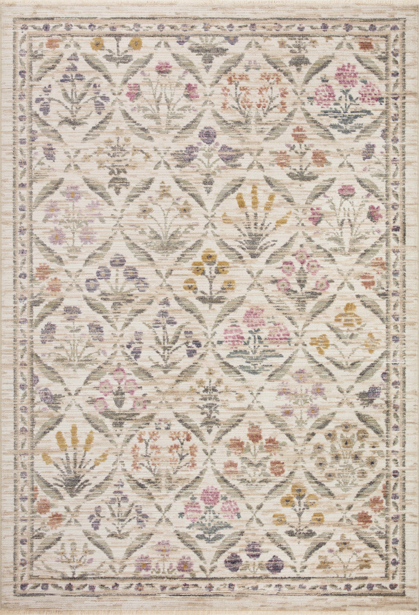 A picture of Loloi's Provence rug, in style PRO-03, color Ivory