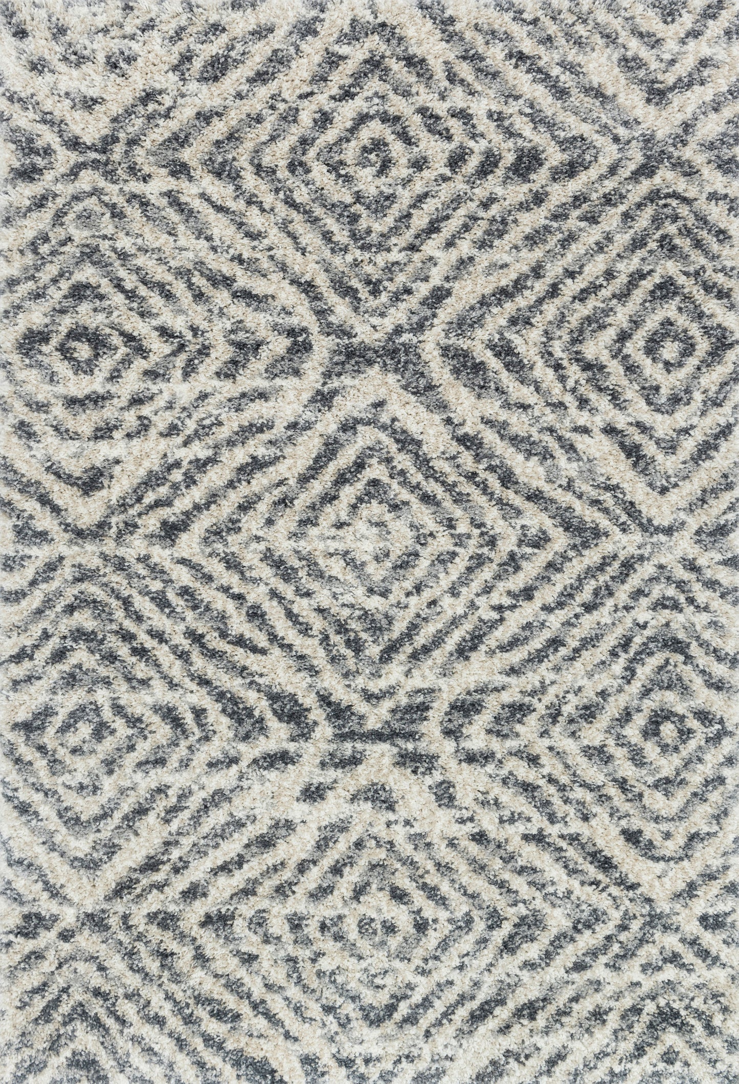 A picture of Loloi's Quincy rug, in style QC-01, color Graphite / Sand