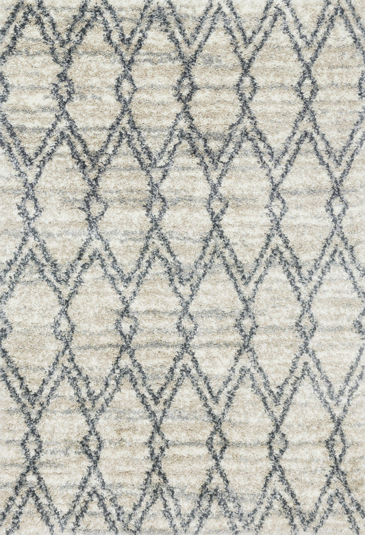 A picture of Loloi's Quincy rug, in style QC-04, color Sand / Graphite