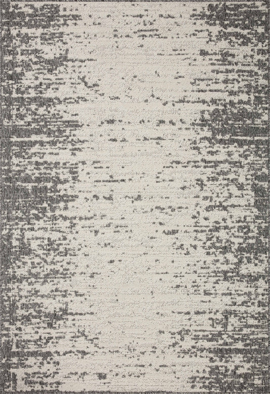 A picture of Loloi's Rainier rug, in style RAI-01, color Ivory / Grey