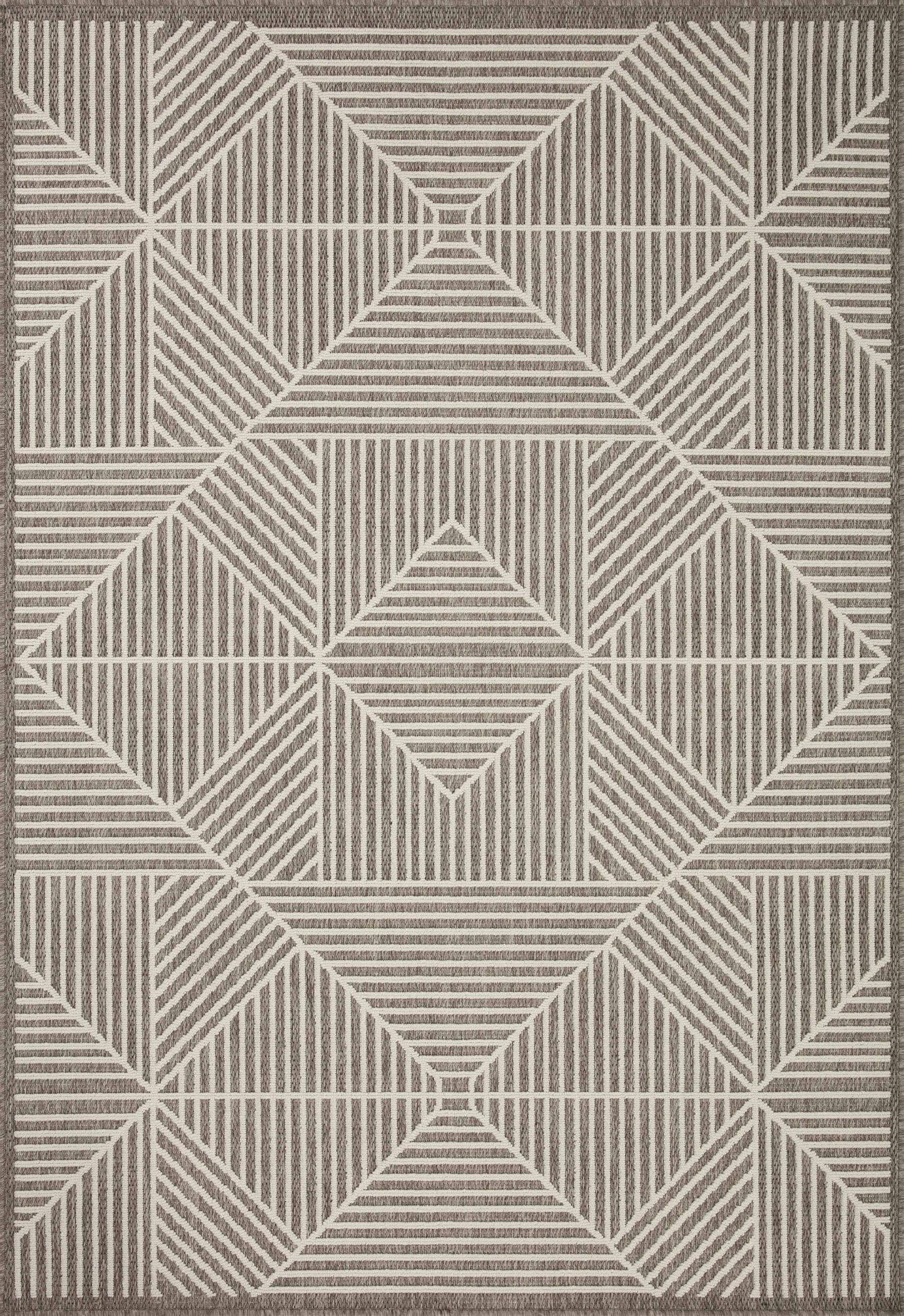 A picture of Loloi's Rainier rug, in style RAI-03, color Natural / Ivory