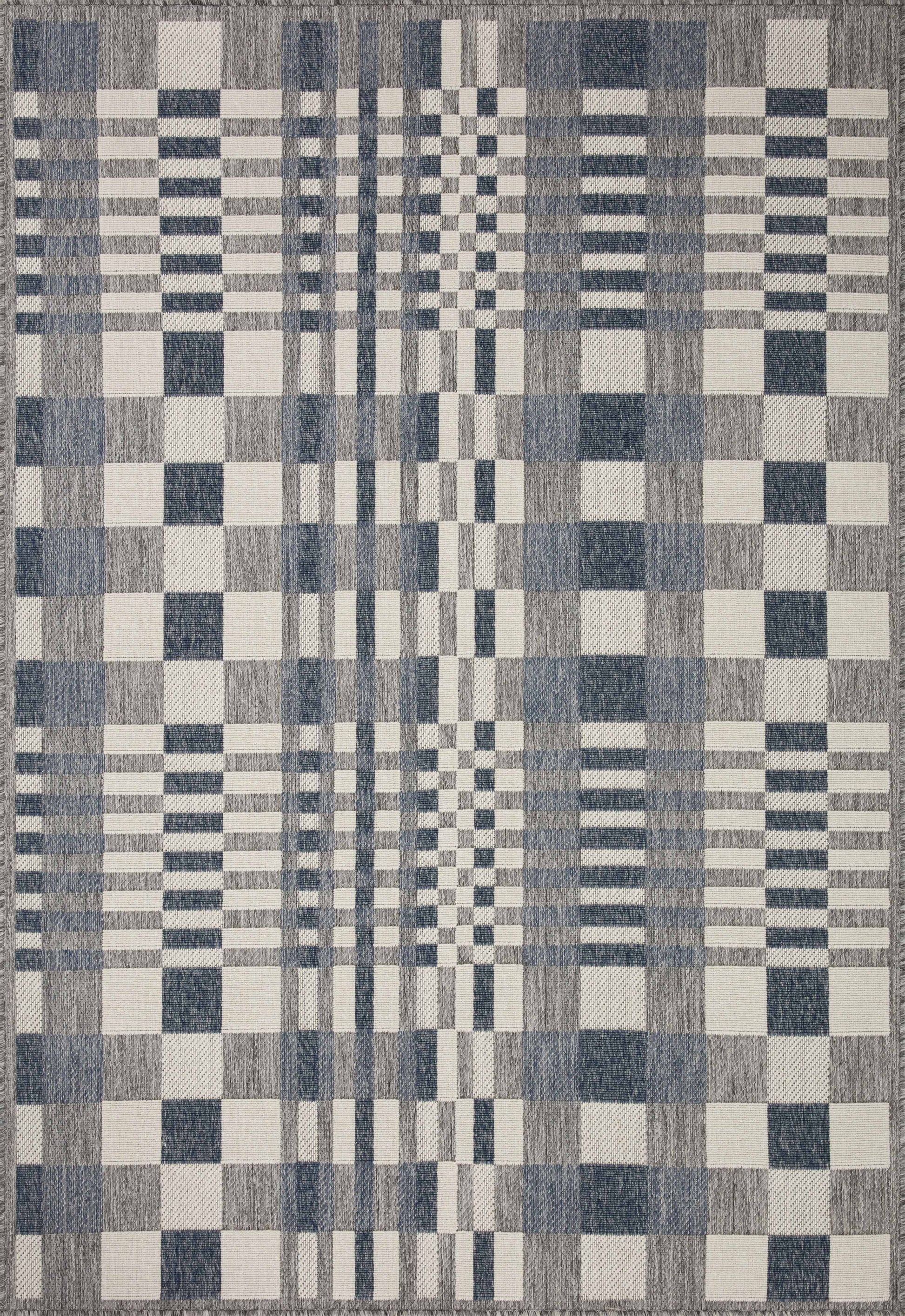 A picture of Loloi's Rainier rug, in style RAI-04, color Ivory / Denim