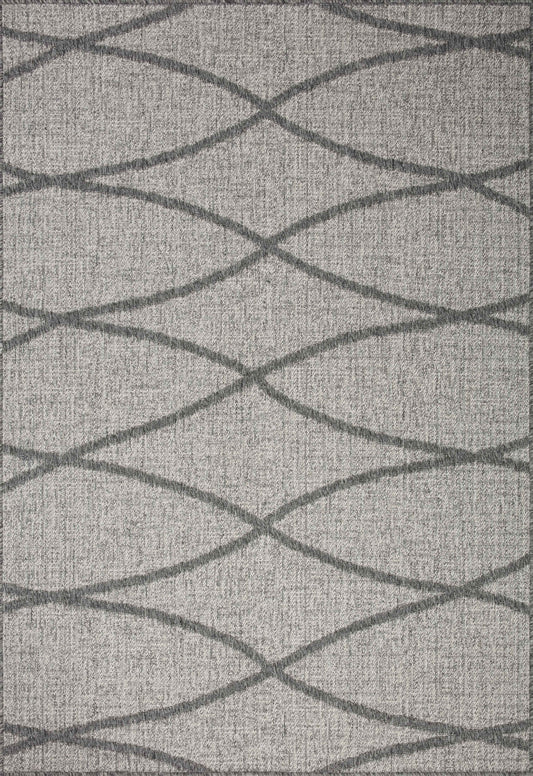 A picture of Loloi's Rainier rug, in style RAI-07, color Dove / Grey