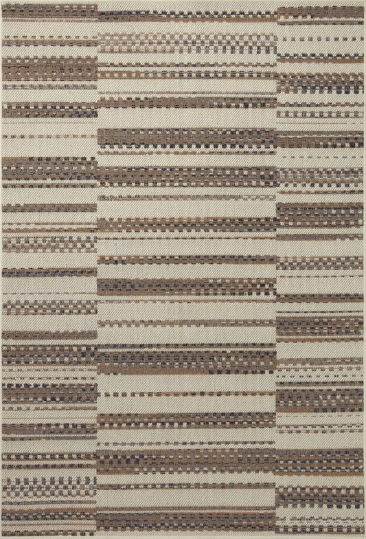 A picture of Loloi's Rainier rug, in style RAI-08, color Ivory / Taupe