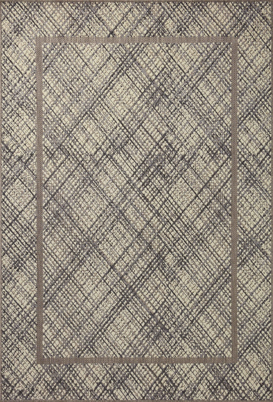 A picture of Loloi's Rainier rug, in style RAI-10, color Ivory / Charcoal