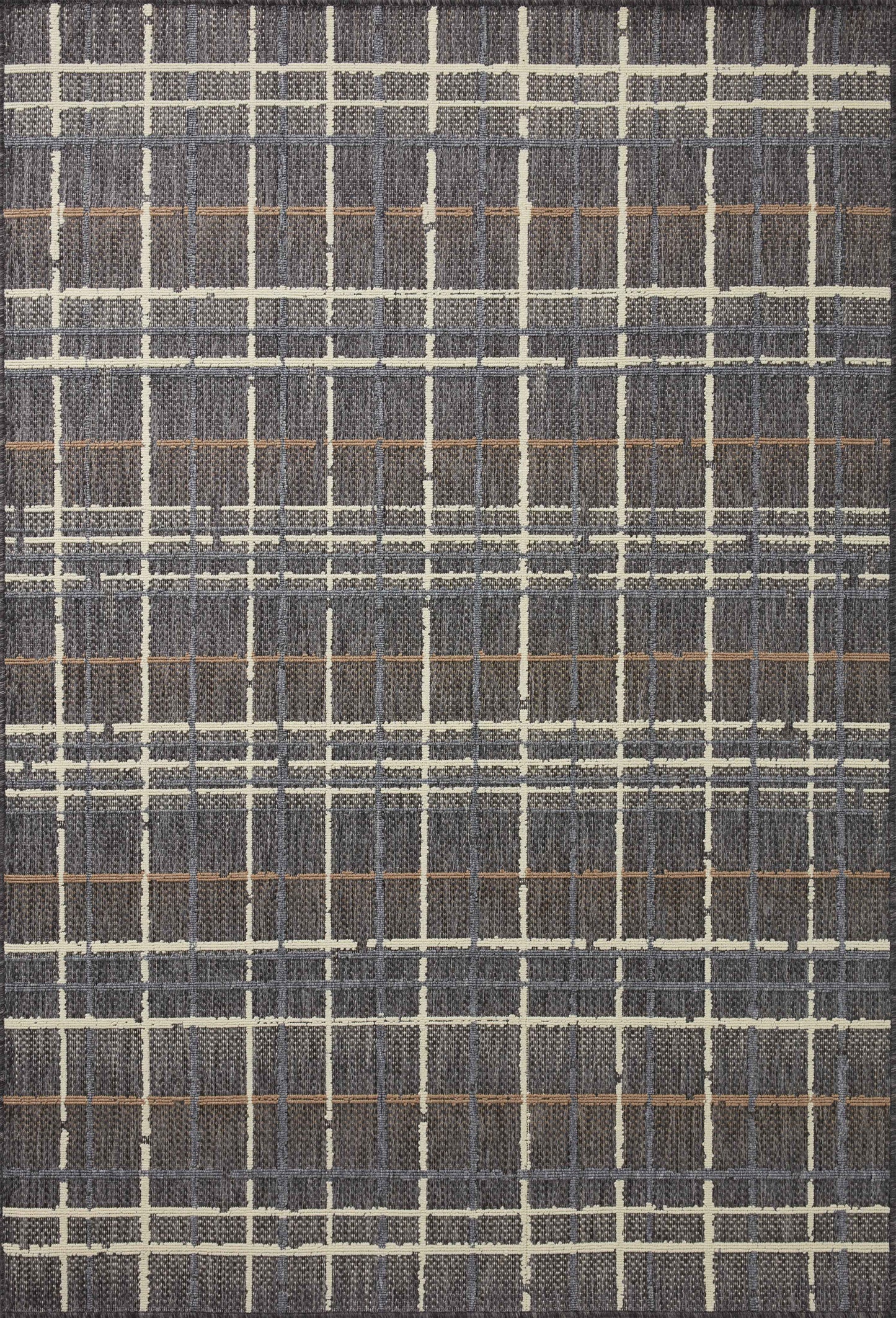 A picture of Loloi's Rainier rug, in style RAI-11, color Charcoal / Multi