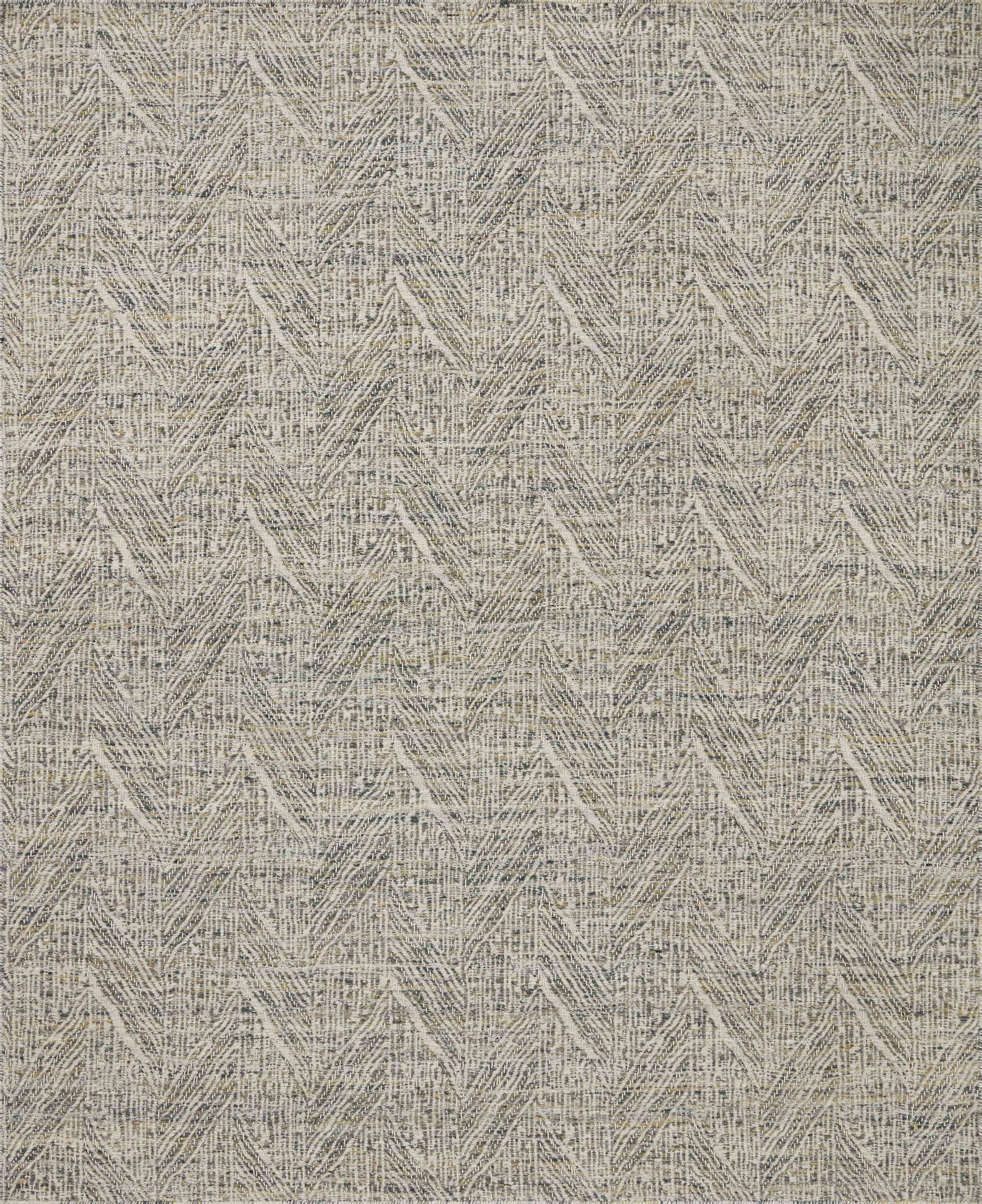 A picture of Loloi's Raven rug, in style RAV-01, color Moss / Ivory