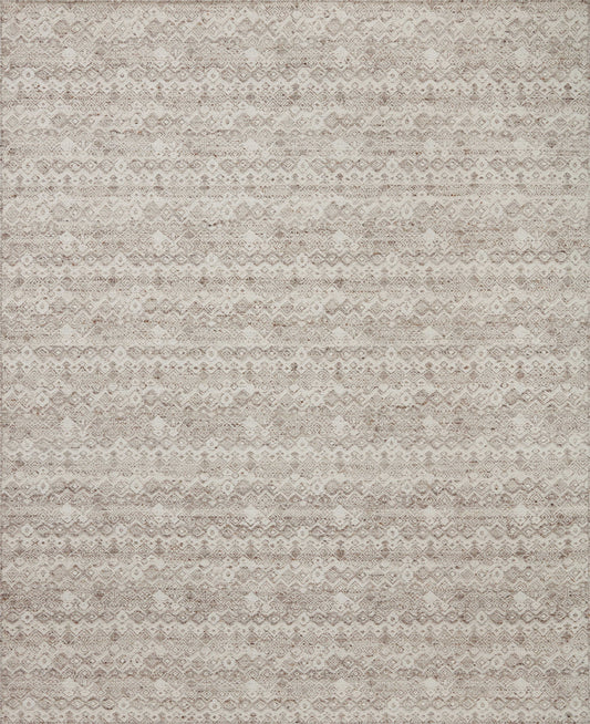 A picture of Loloi's Raven rug, in style RAV-03, color Dove / Ivory