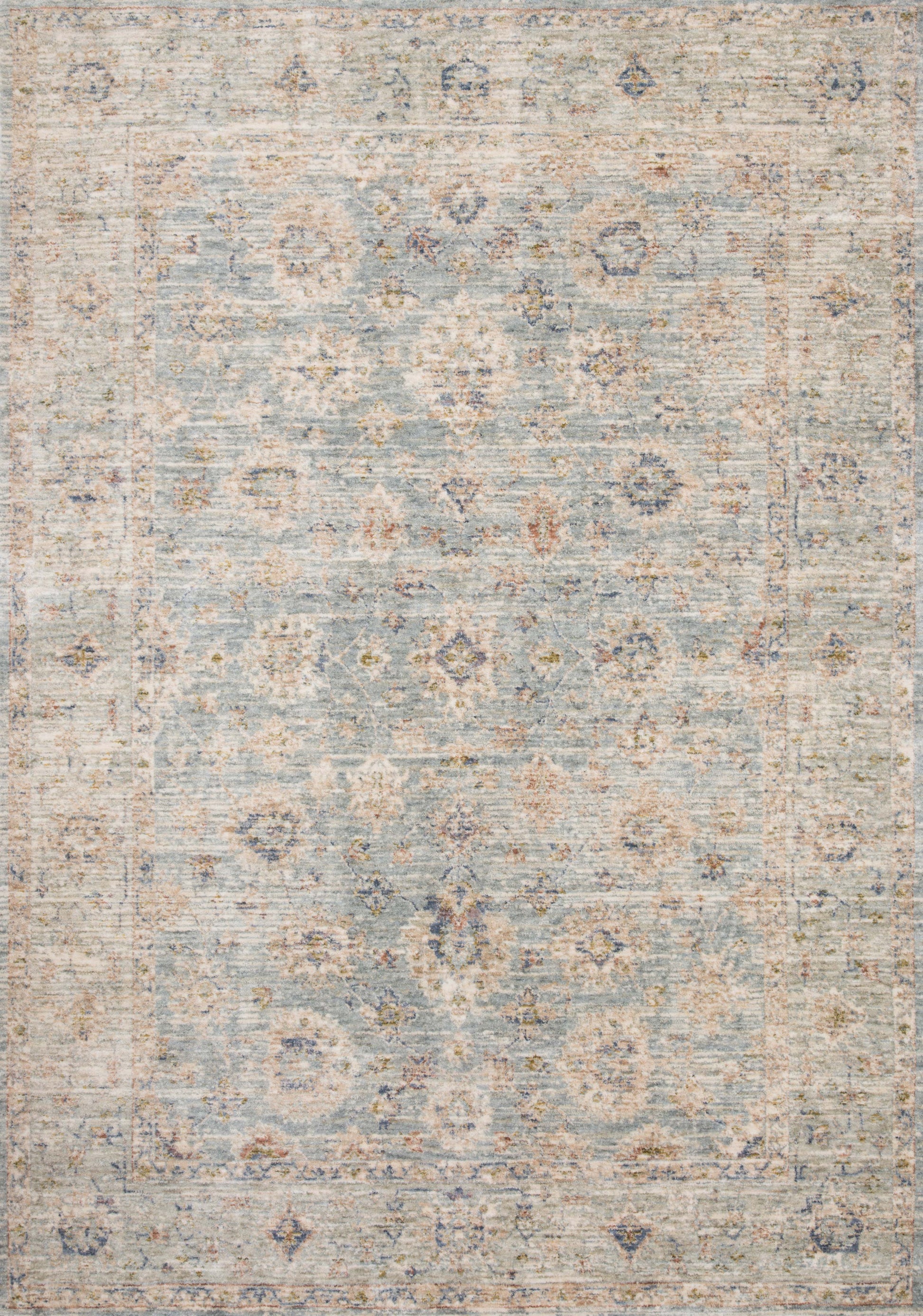 A picture of Loloi's Revere rug, in style REV-09, color Light Blue / Multi