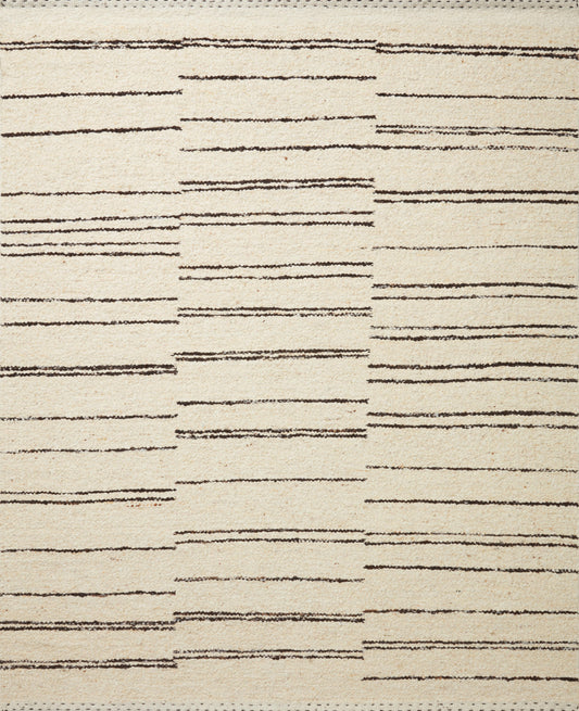 A picture of Loloi's Roman rug, in style ROM-04, color Natural / Charcoal