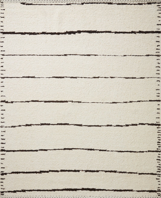 A picture of Loloi's Roman rug, in style ROM-05, color Ivory / Black