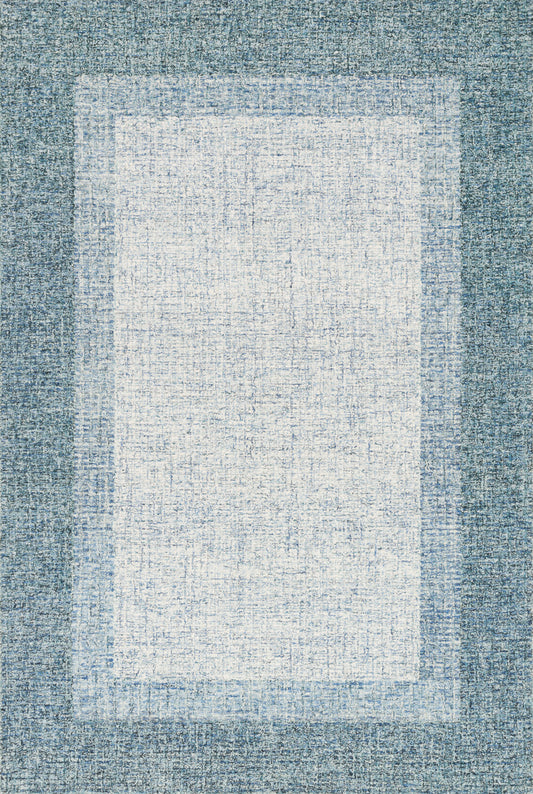 A picture of Loloi's Rosina rug, in style ROI-01, color Aqua