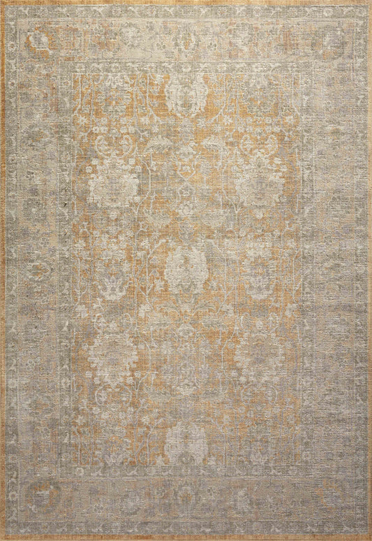 A picture of Loloi's Rosemarie rug, in style ROE-01, color Gold / Sand