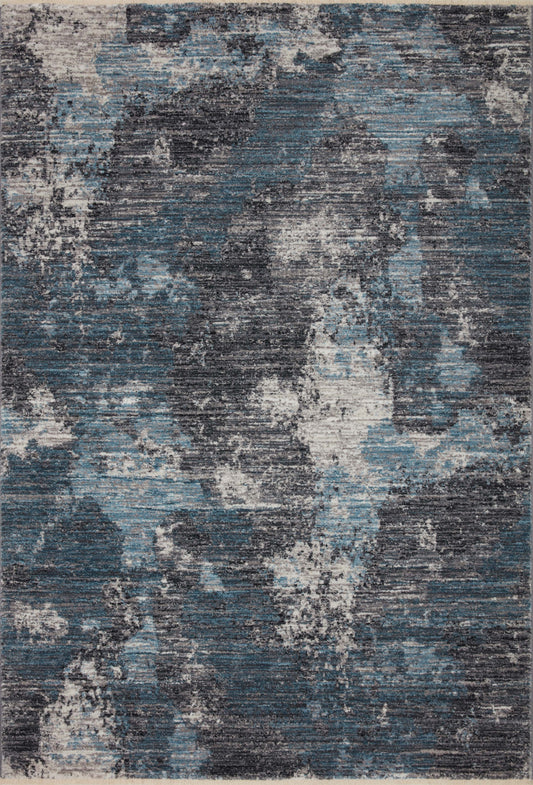 A picture of Loloi's Samra rug, in style SAM-05, color Dove / Sky