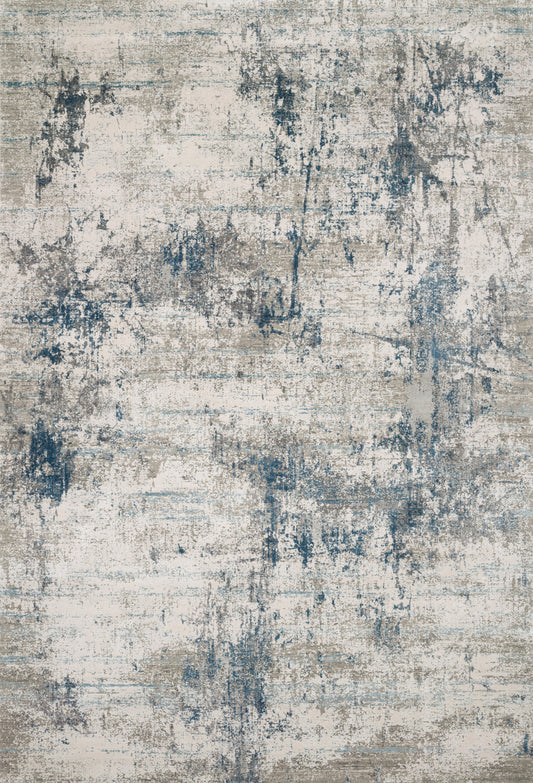 A picture of Loloi's Sienne rug, in style SIE-02, color Ivory / Ocean