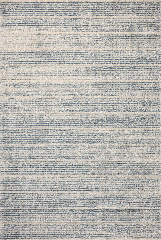 A picture of Loloi's Silas rug, in style SLA-03, color Oatmeal / Blue