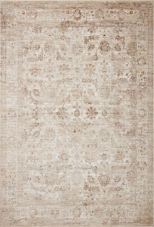 A picture of Loloi's Sonnet rug, in style SNN-01, color Sand / Taupe