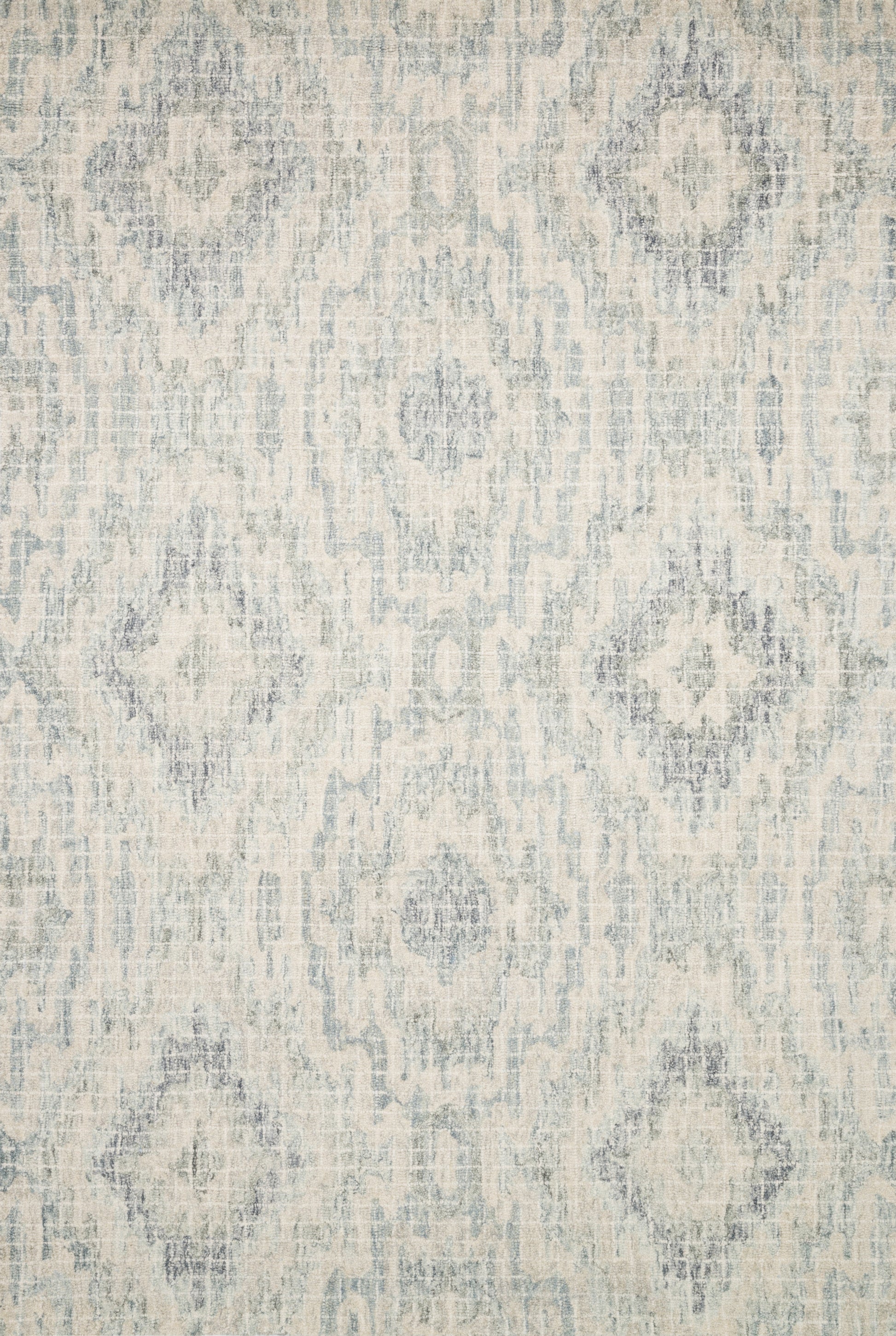 A picture of Loloi's Tatum rug, in style TW-01, color Slate / Silver