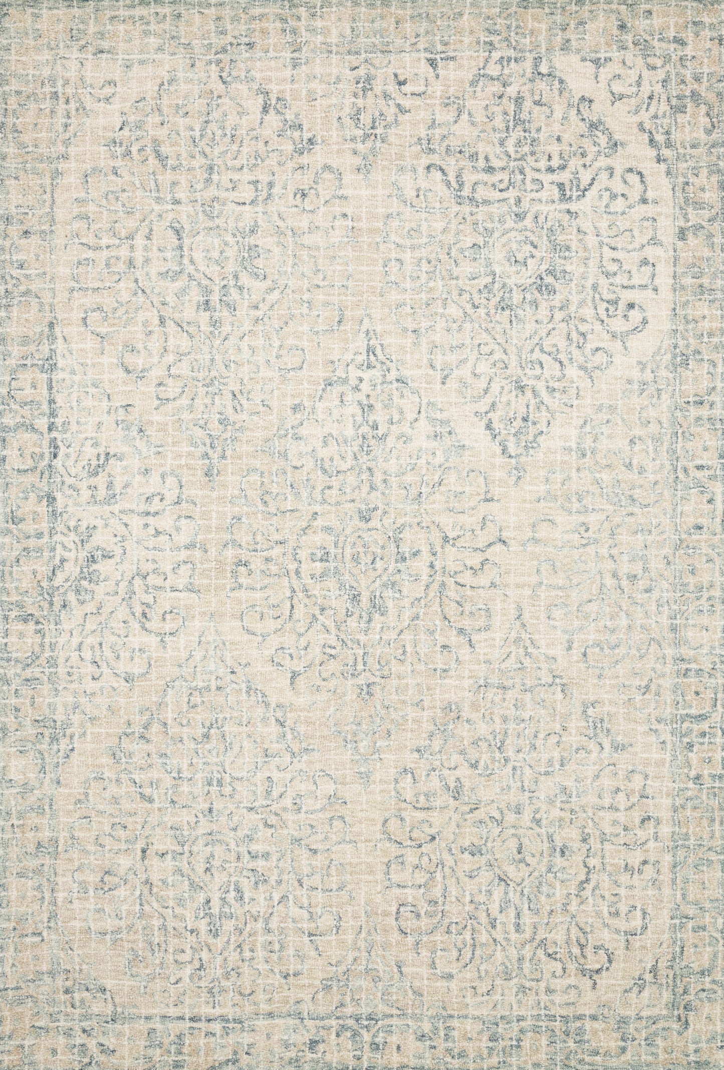 A picture of Loloi's Tatum rug, in style TW-05, color Natural / Sky