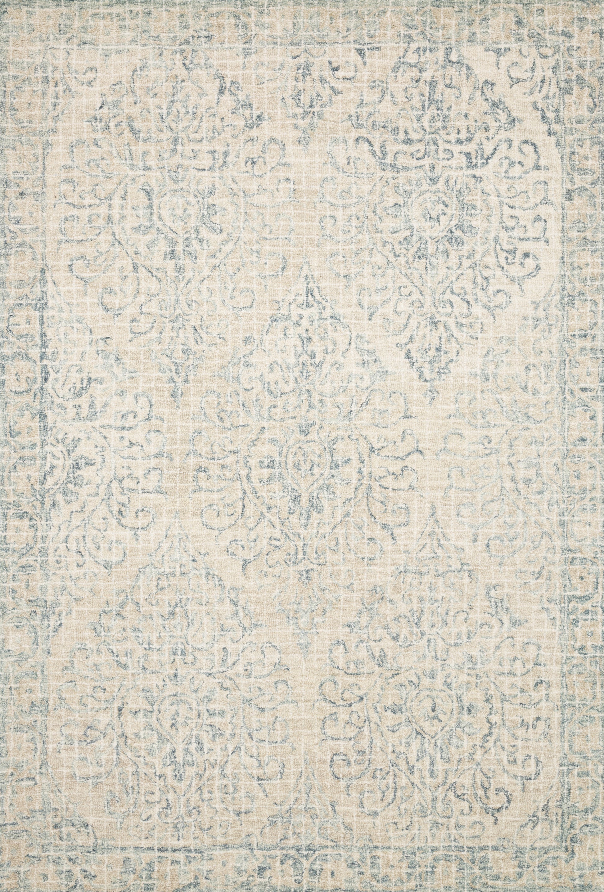 A picture of Loloi's Tatum rug, in style TW-05, color Natural / Sky