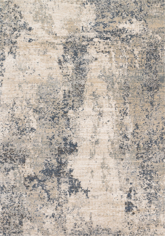 A picture of Loloi's Teagan rug, in style TEA-07, color Natural / Denim