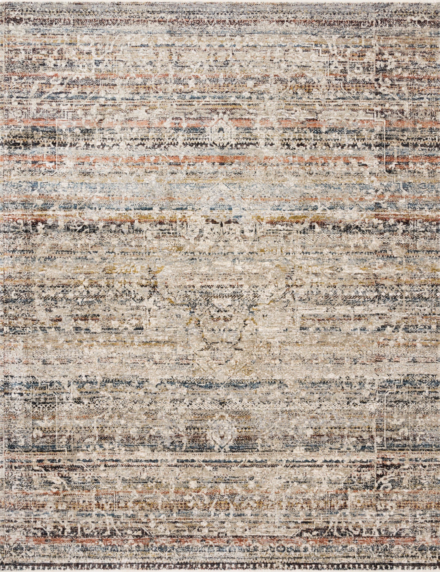 A picture of Loloi's Theia rug, in style THE-03, color Taupe / Multi