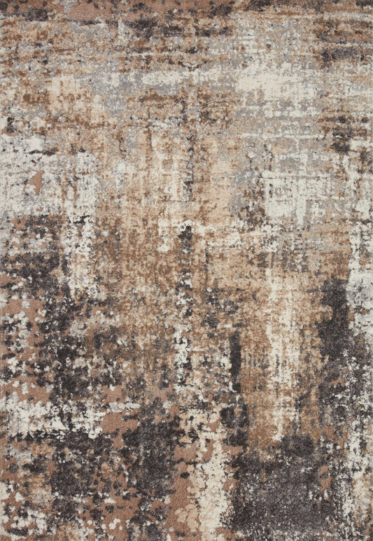 A picture of Loloi's Theory rug, in style THY-04, color Taupe / Grey