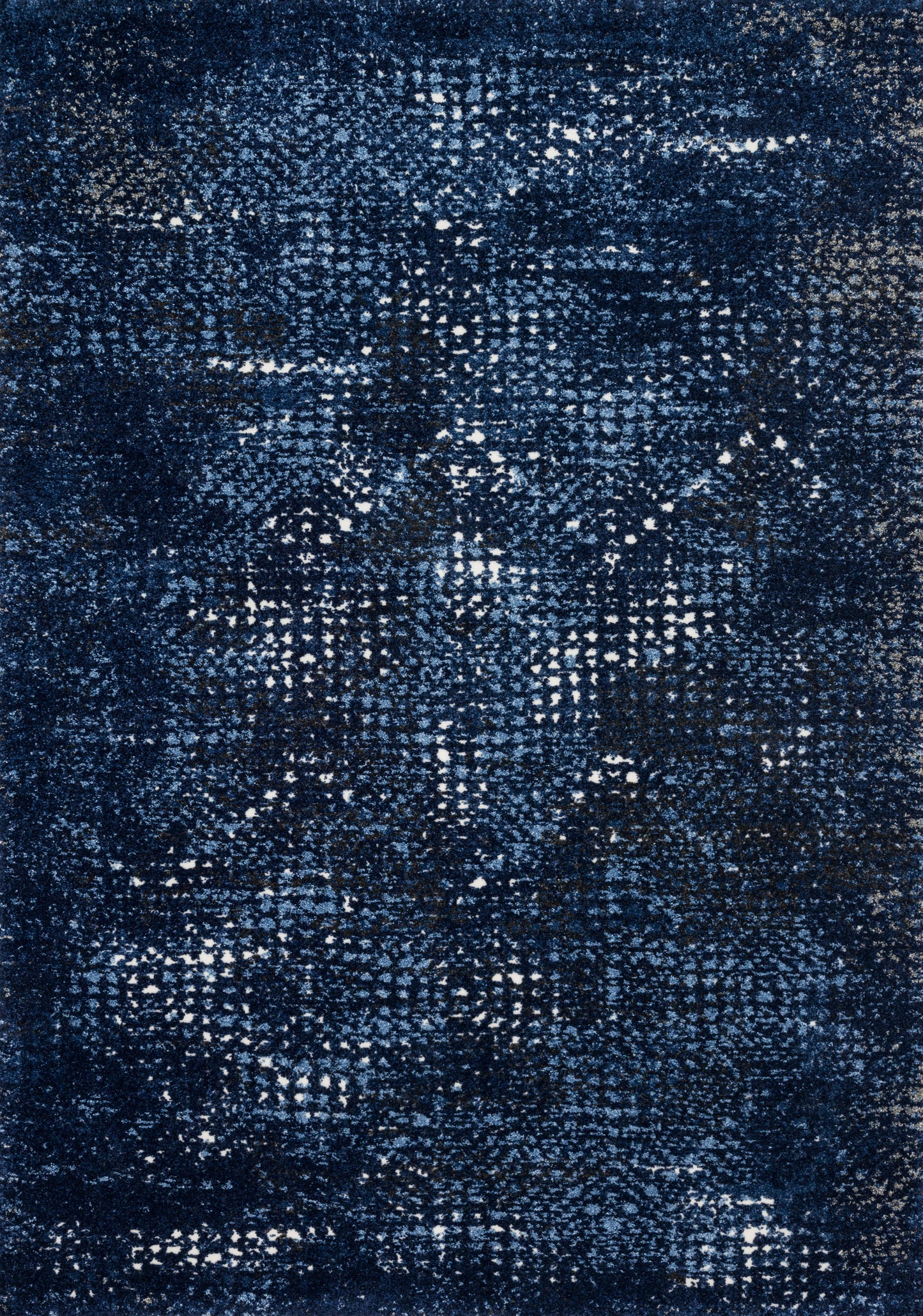 A picture of Loloi's Viera rug, in style VR-08, color Dark Blue / Light Blue