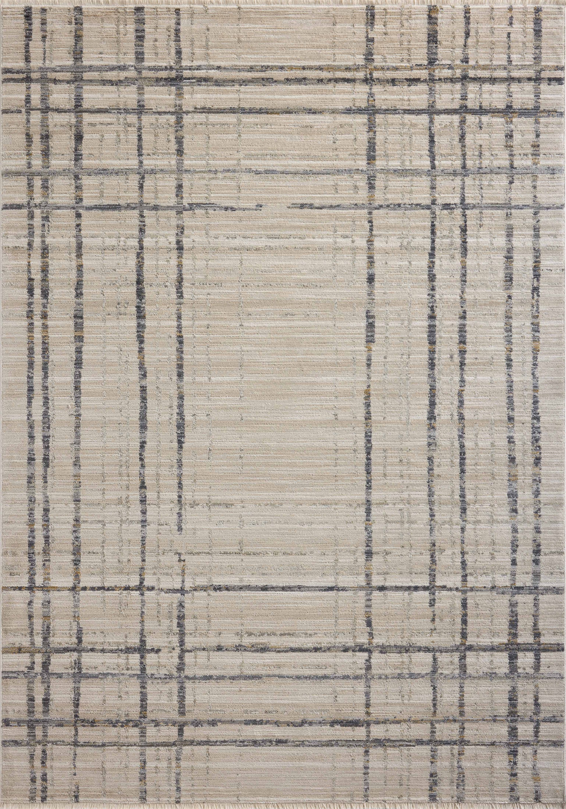 A picture of Loloi's Wade rug, in style WAE-05, color Beige / Midnight
