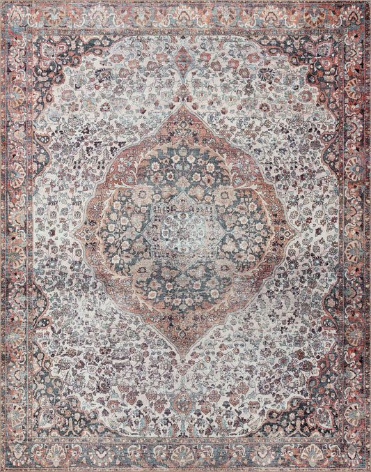 A picture of Loloi's Wynter rug, in style WYN-01, color Red / Multi