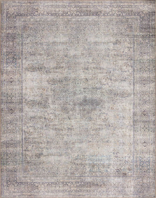 A picture of Loloi's Wynter rug, in style WYN-03, color Silver / Charcoal