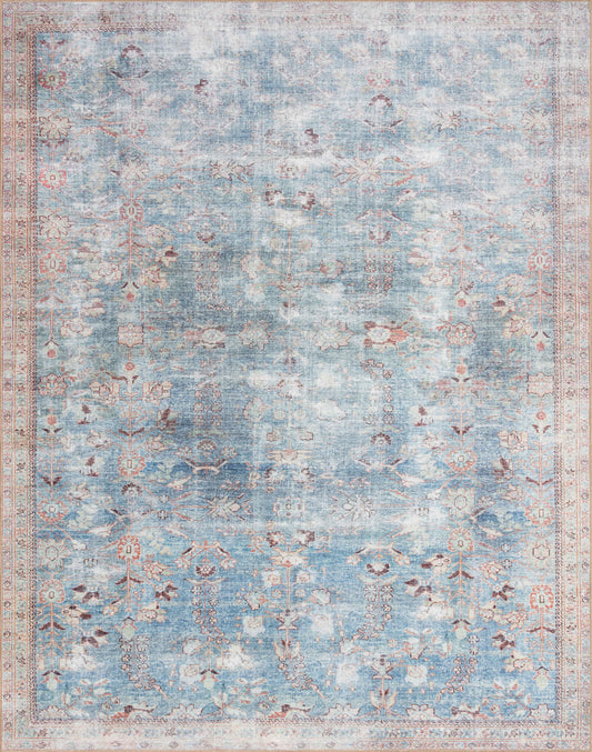 A picture of Loloi's Wynter rug, in style WYN-06, color Teal / Multi
