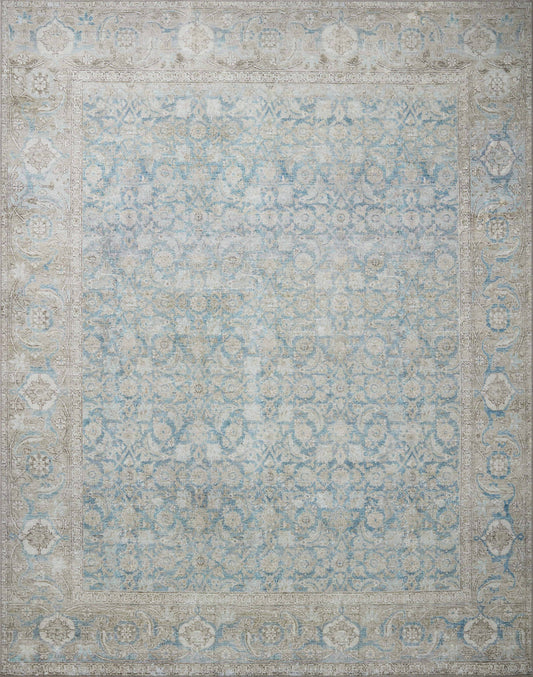 A picture of Loloi's Wynter rug, in style WYN-10, color Ocean / Silver
