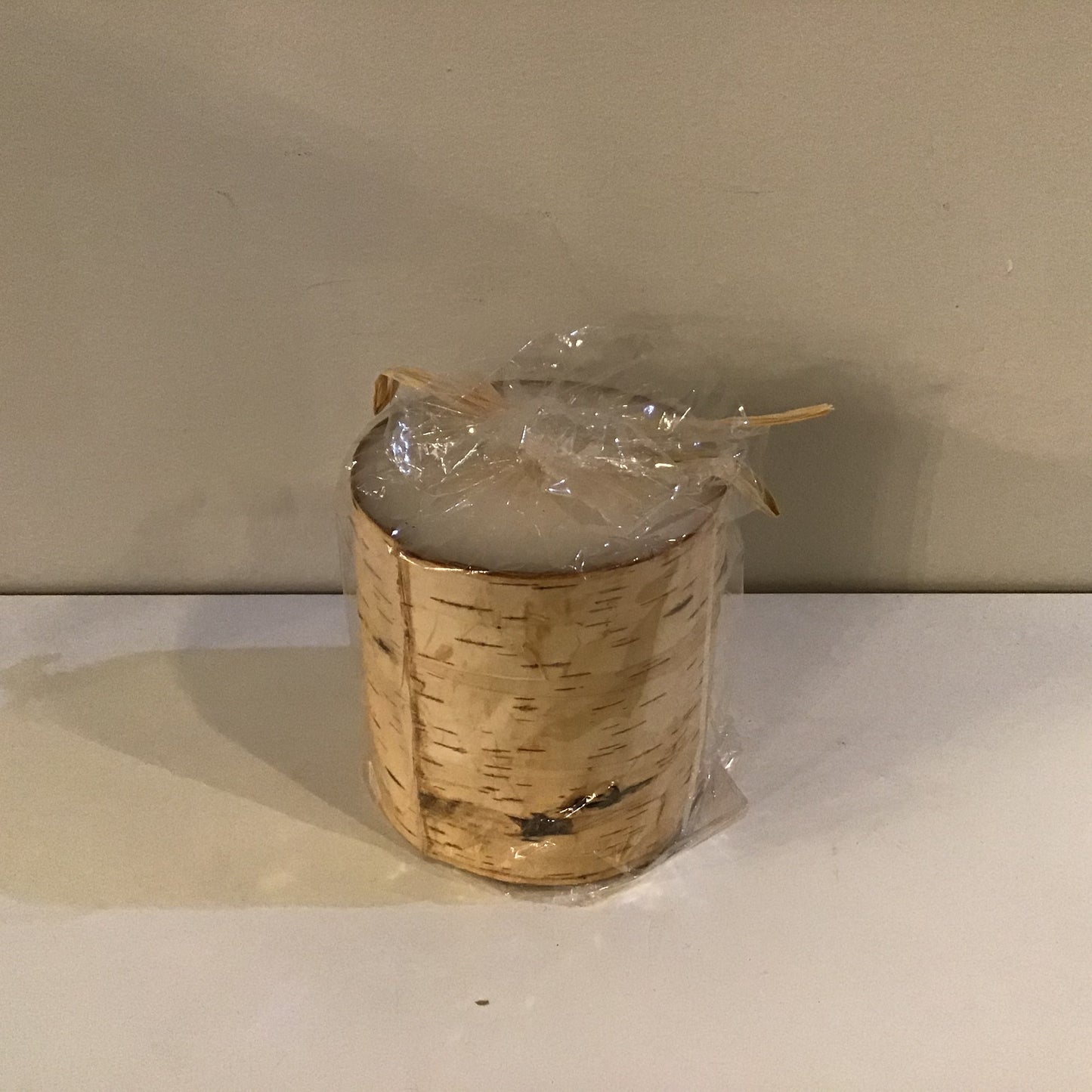 Wrapped Birchwood Candle