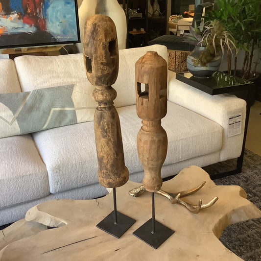 Reclaimed Wood Statue Collection
