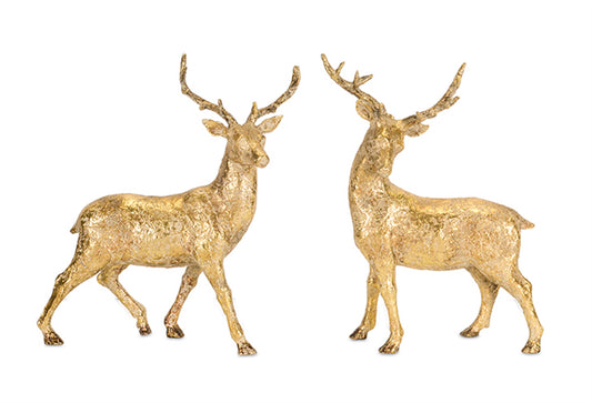 Golden Stag Statue